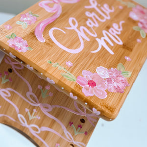 Hand Painted Step Stool