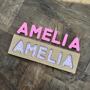Name Puzzle Board