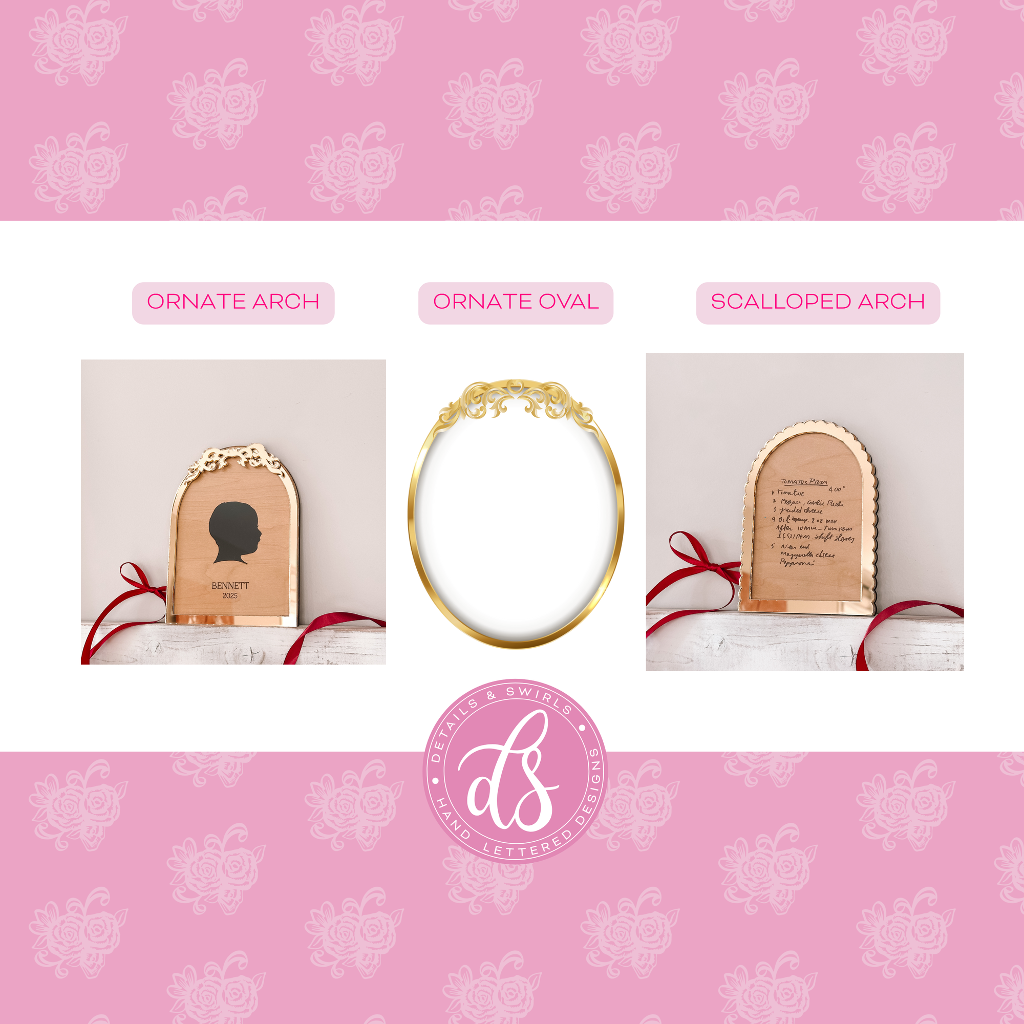 Gold Framed Silhouette