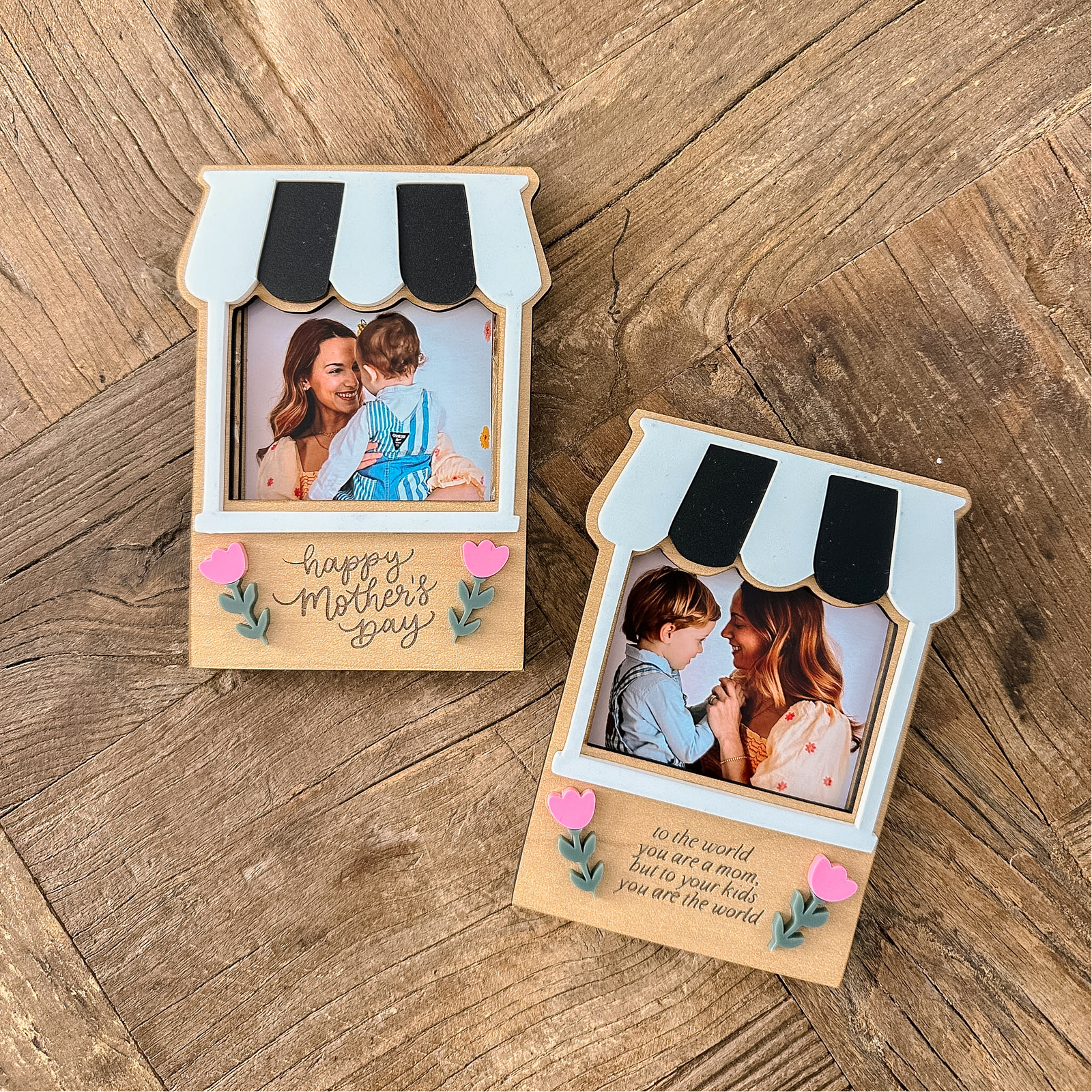 Flower Market Photo Frame Magnet