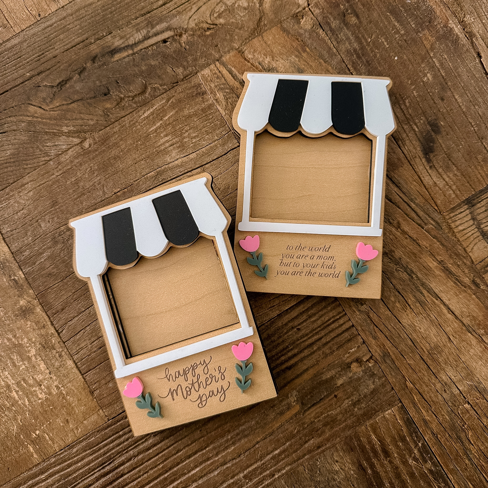 Flower Market Photo Frame Magnet