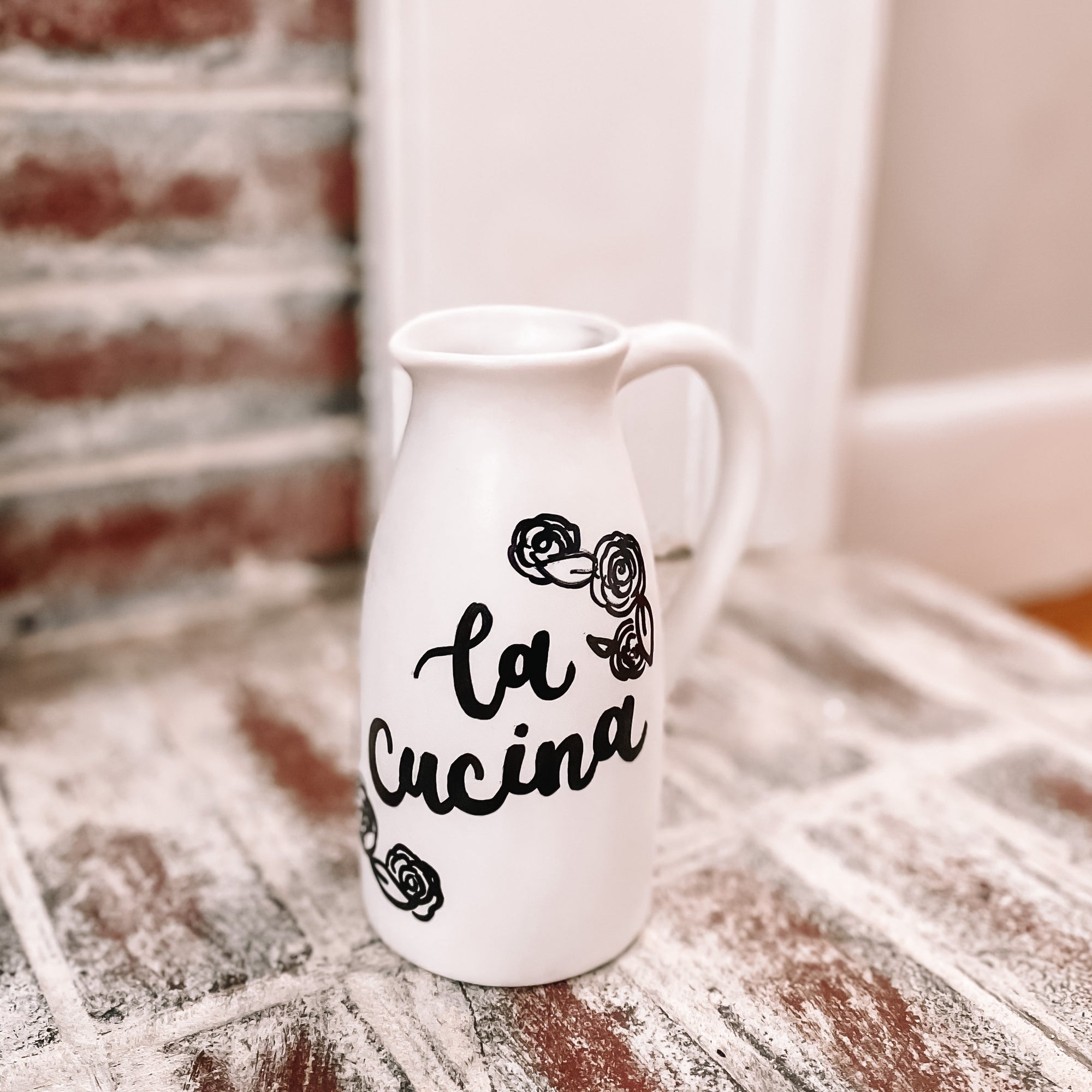 Personalized Mini Ceramic Pitcher