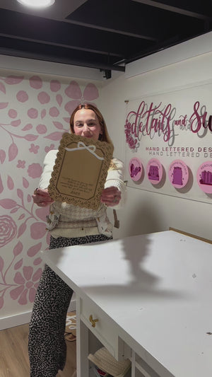 DIY Handprint Keepsake Board