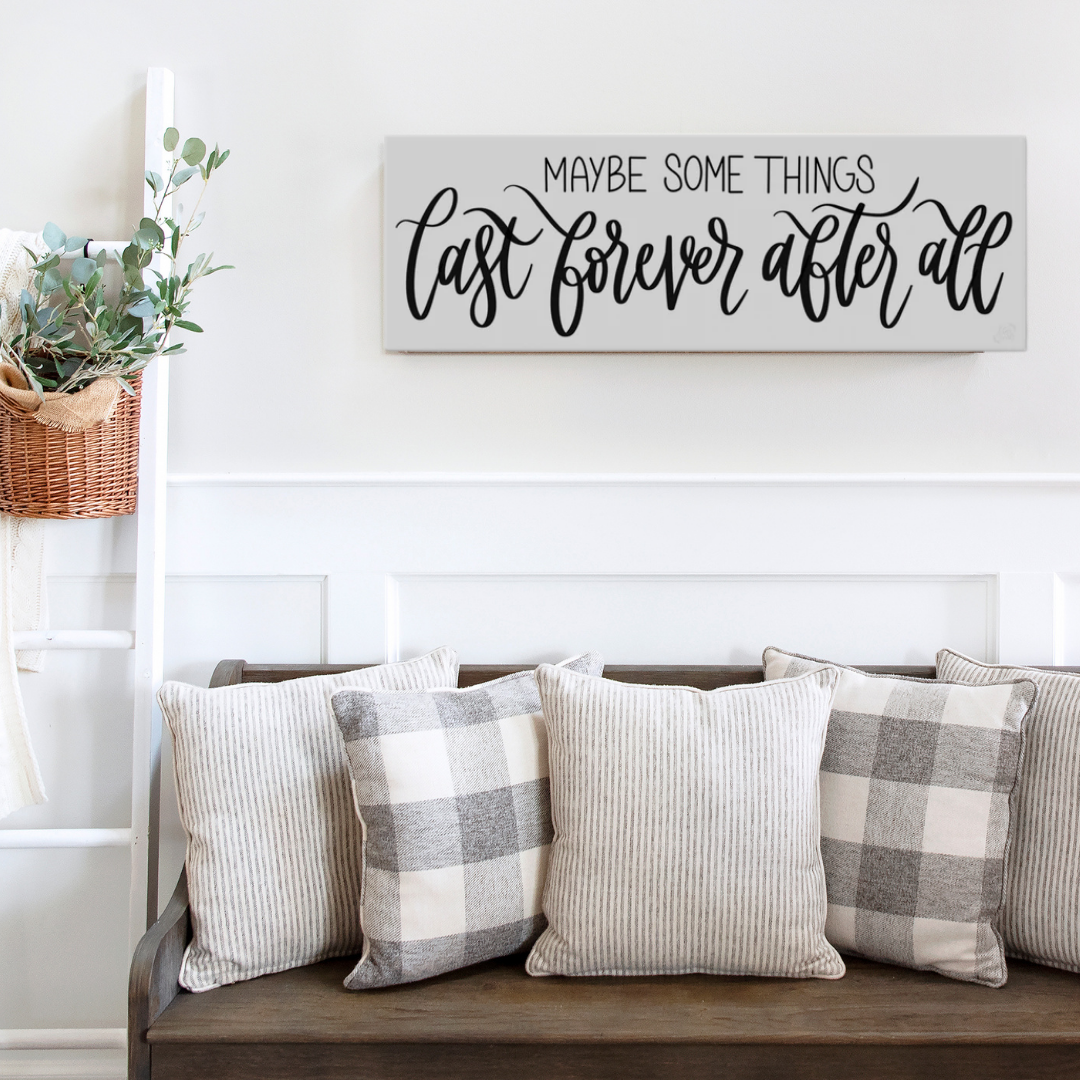 Maybe Some Things Canvas Print