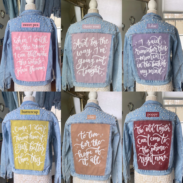 Paint for shops jean jackets