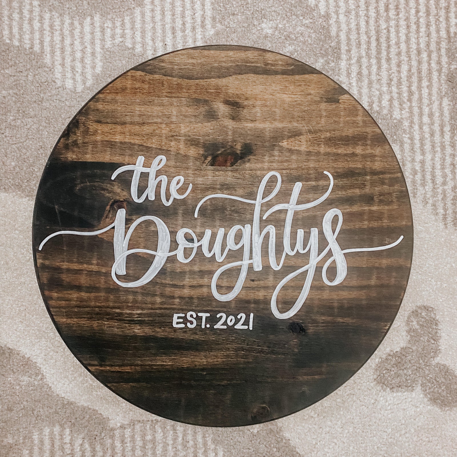 Last Name Serving Tray