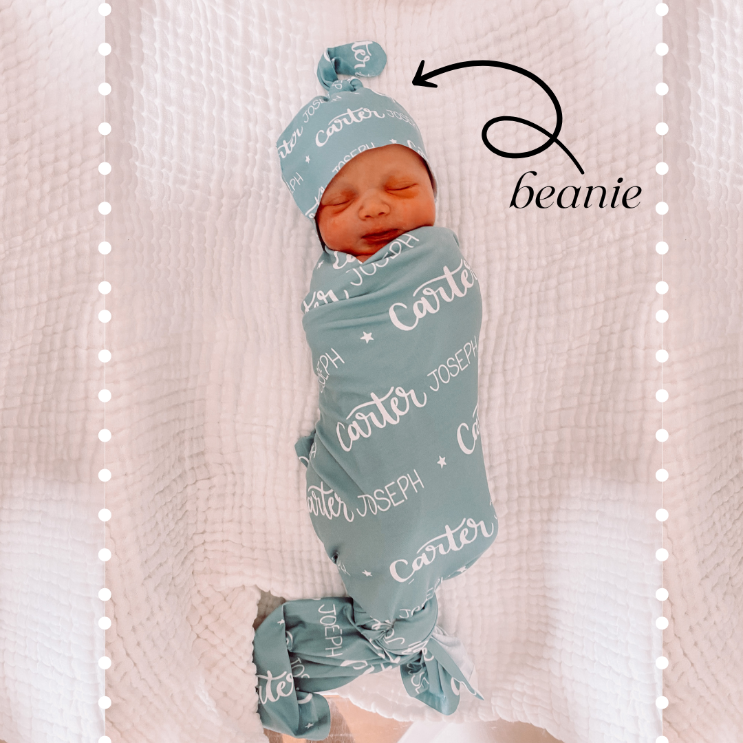 Personalized Baby Knotted Beanie