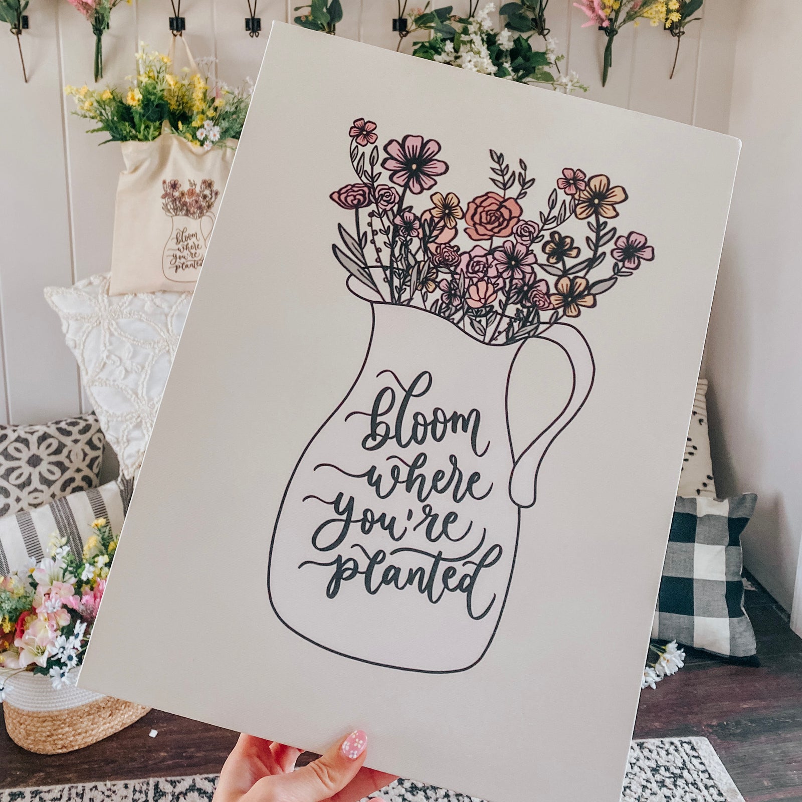 Bloom Where You’re Planted Canvas