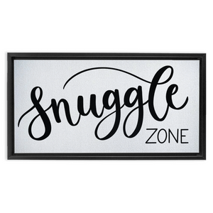 Snuggle Zone Framed Canvas