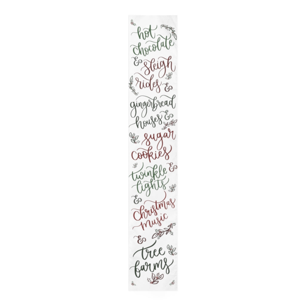 Just Christmas Time Things Table Runner