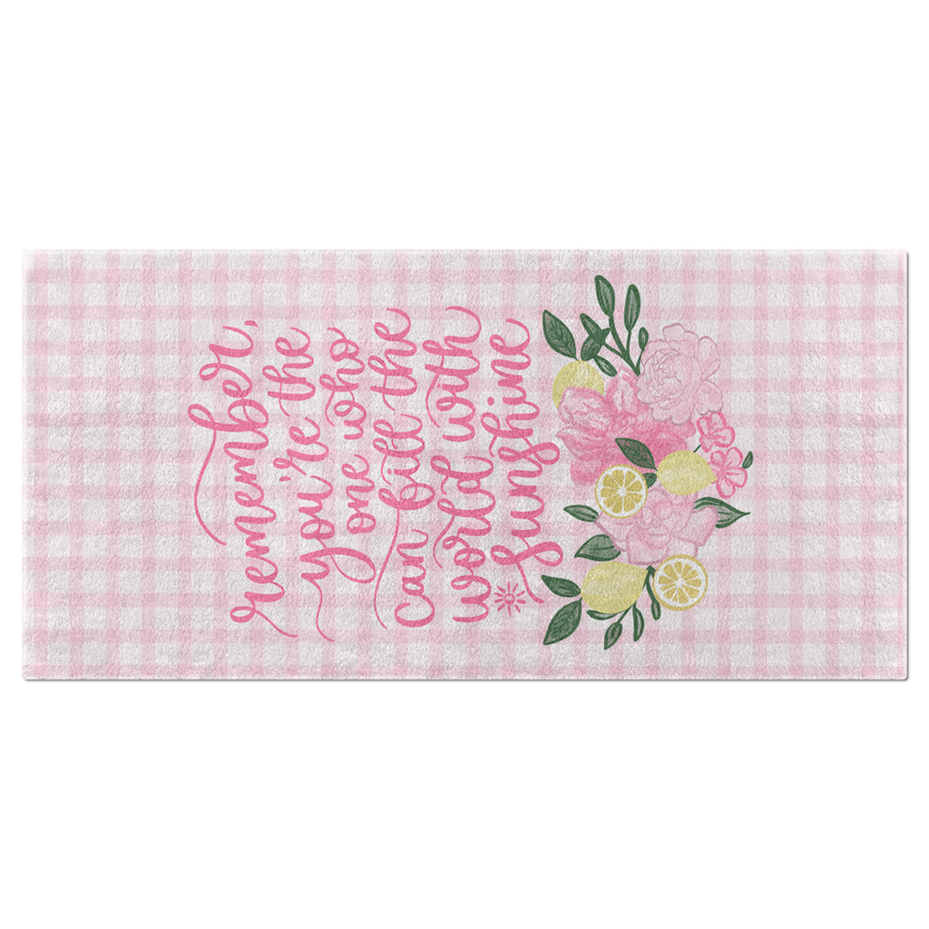 Fill The World With Sunshine Beach Towel