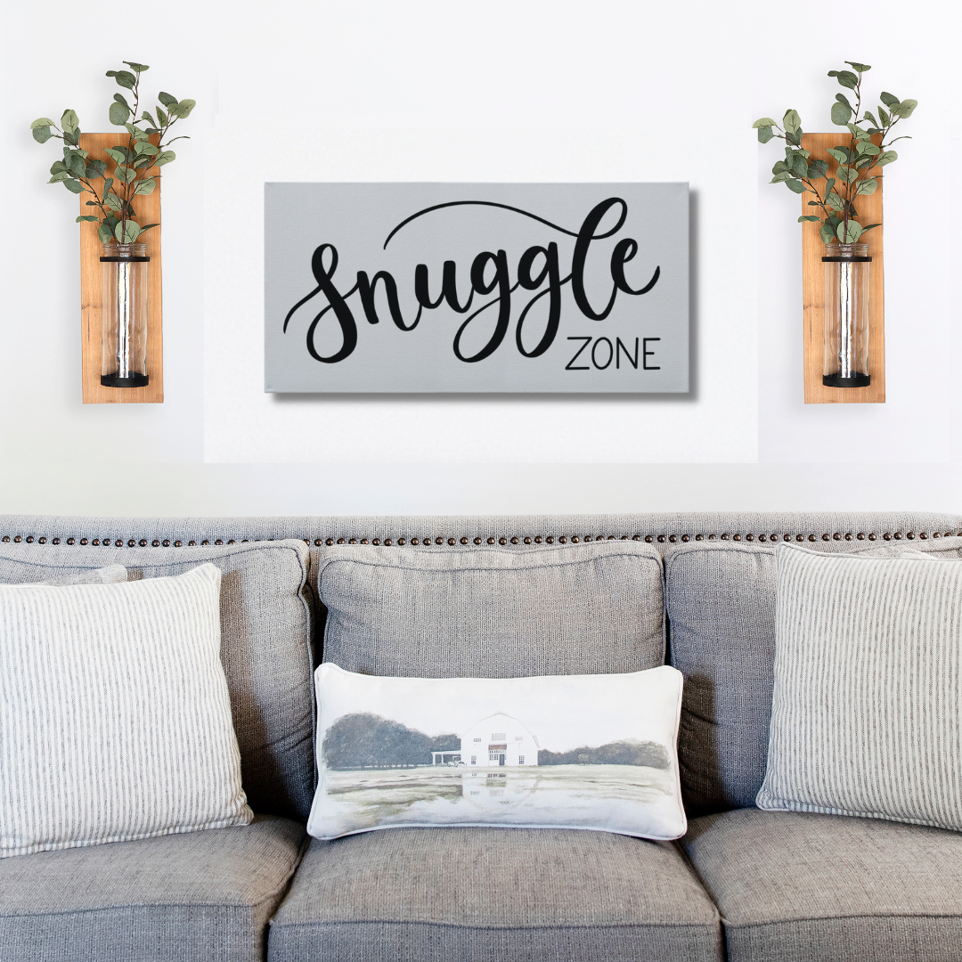 Snuggle Zone Canvas Print