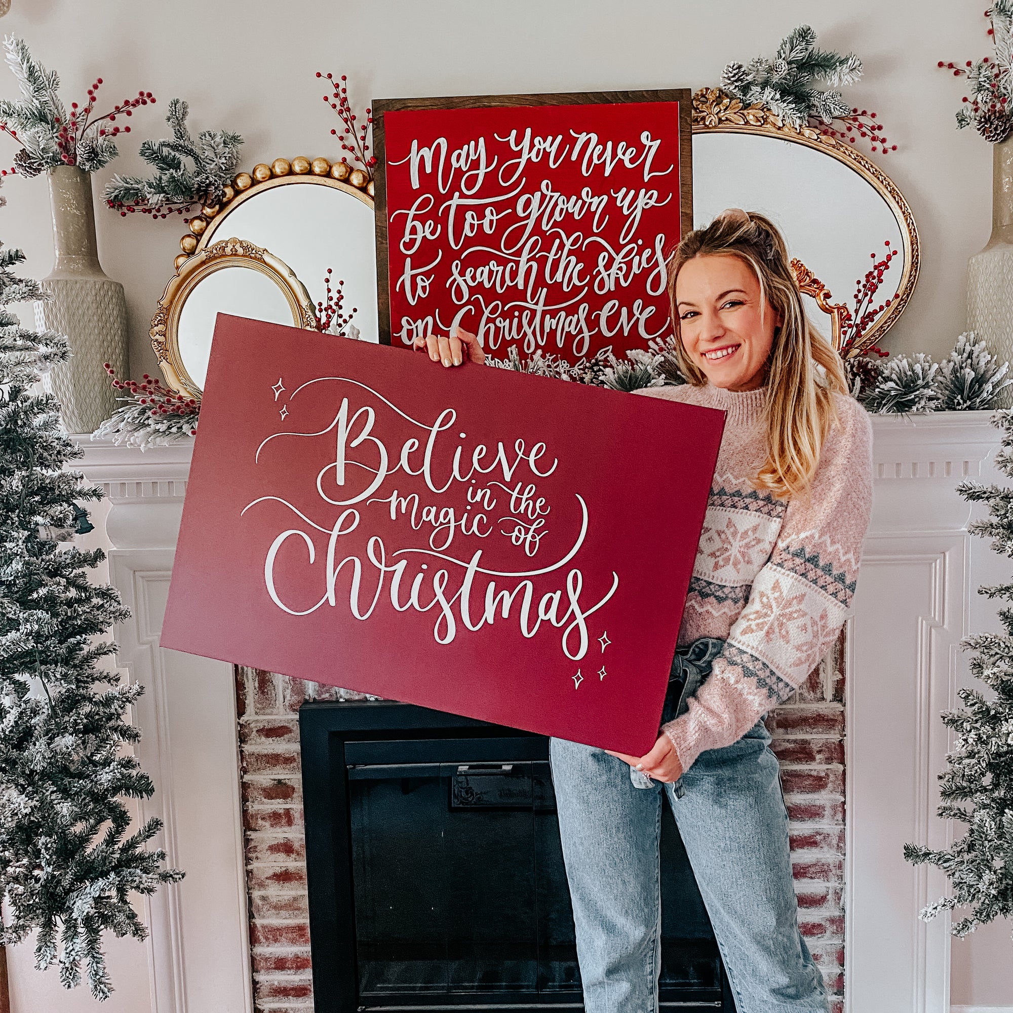 Believe In The Magic of Christmas Canvas