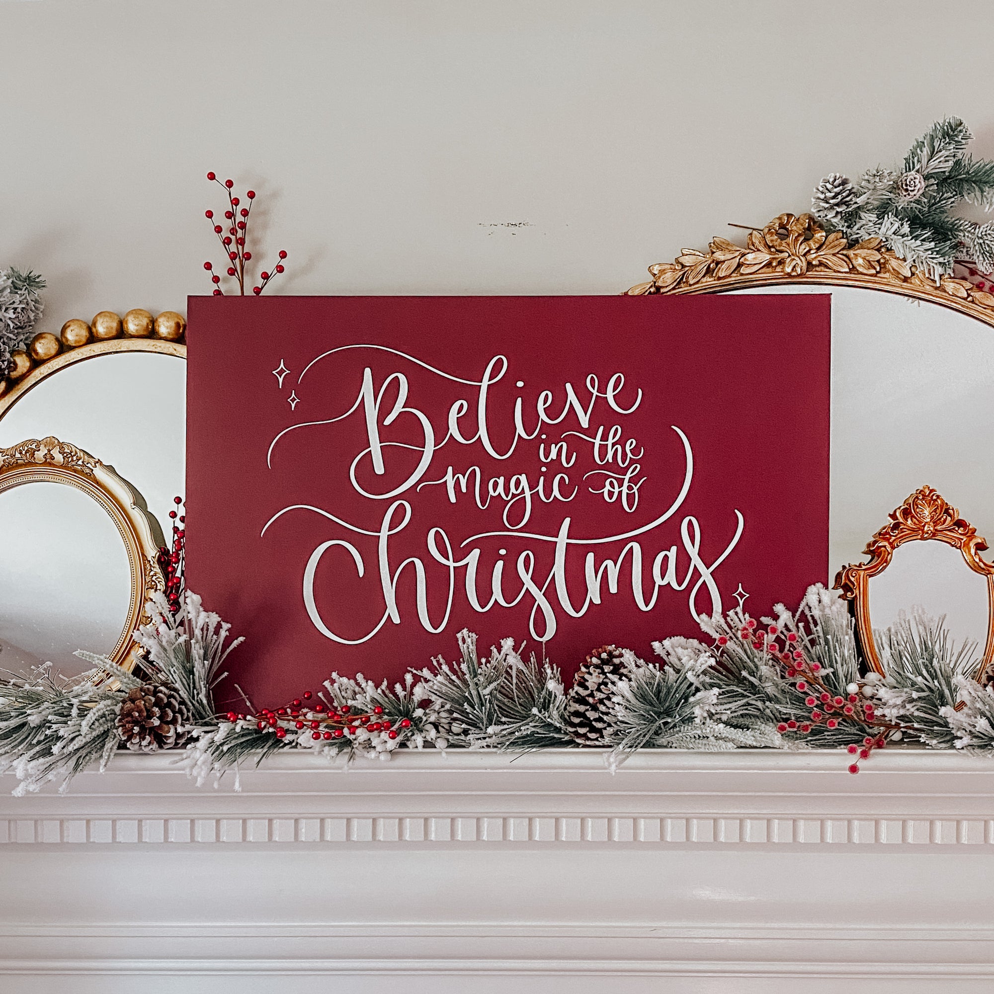 Believe In The Magic of Christmas Canvas