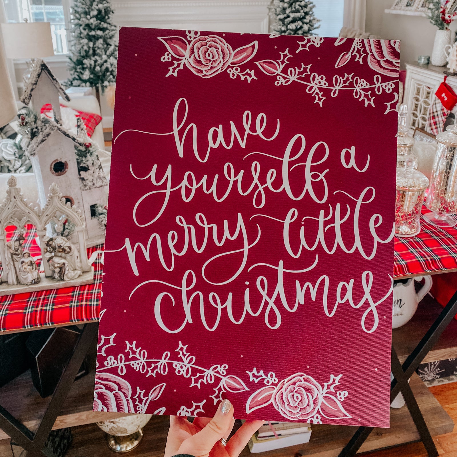 Merry Little Christmas Canvas