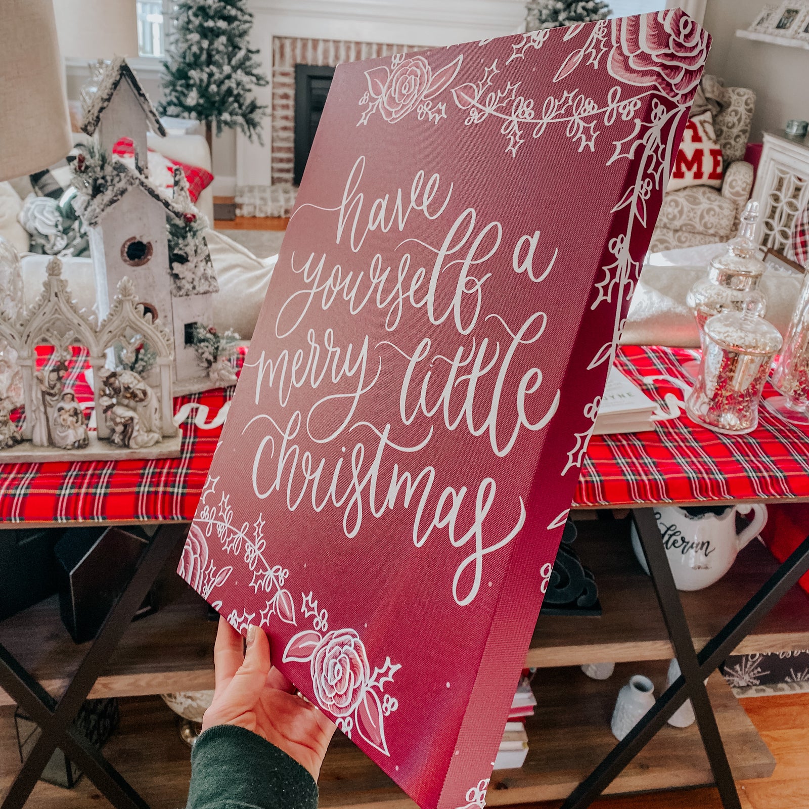 Merry Little Christmas Canvas