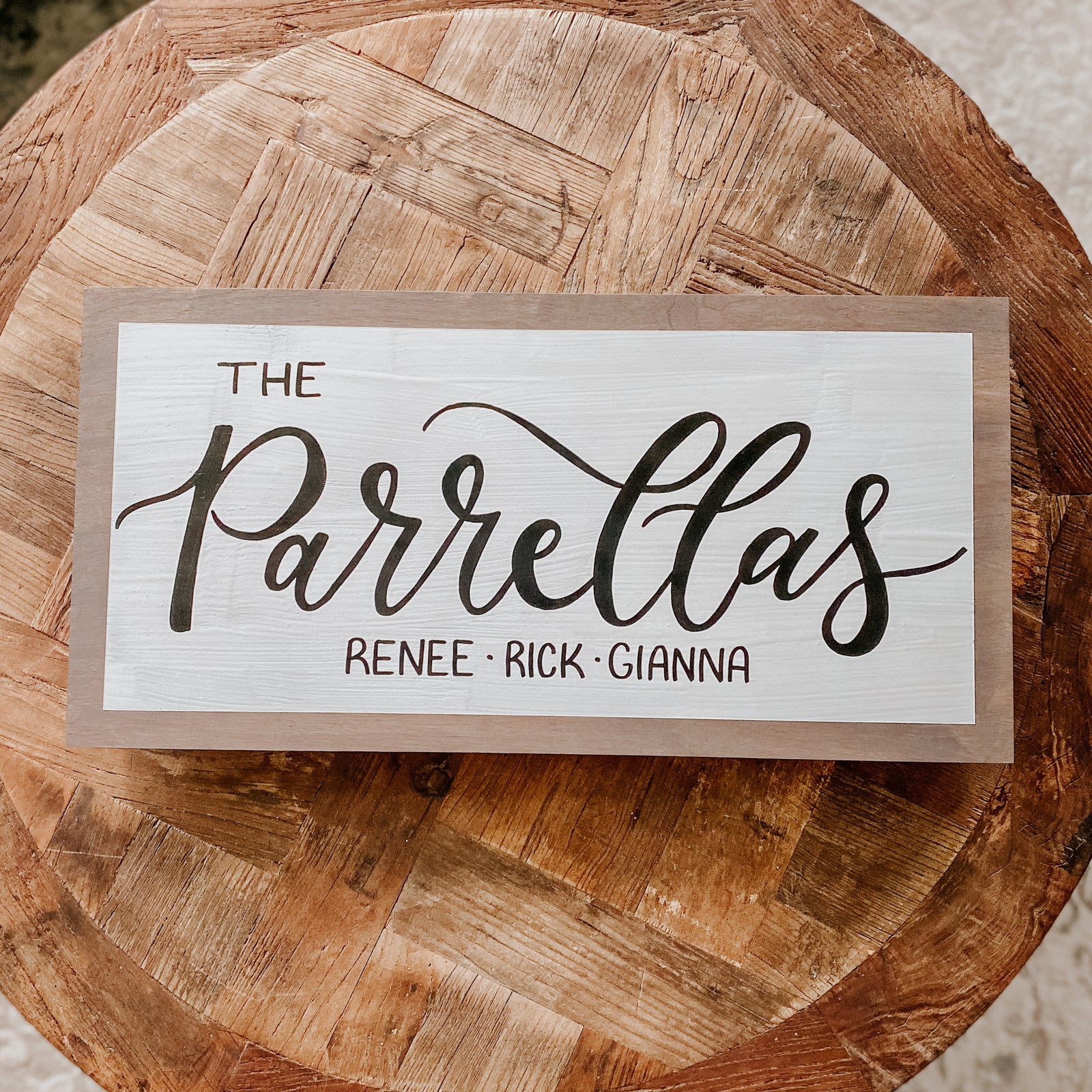 Last Name Family Sign