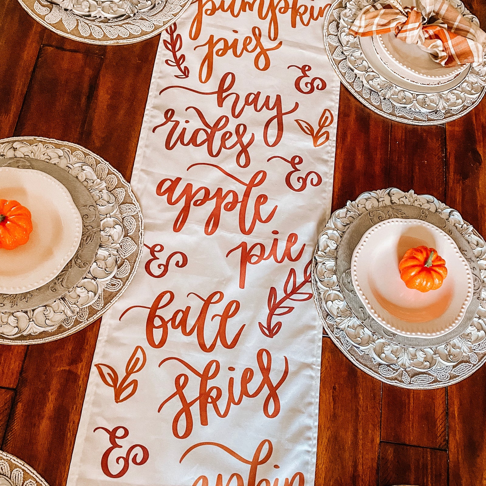 Fall Table Runner