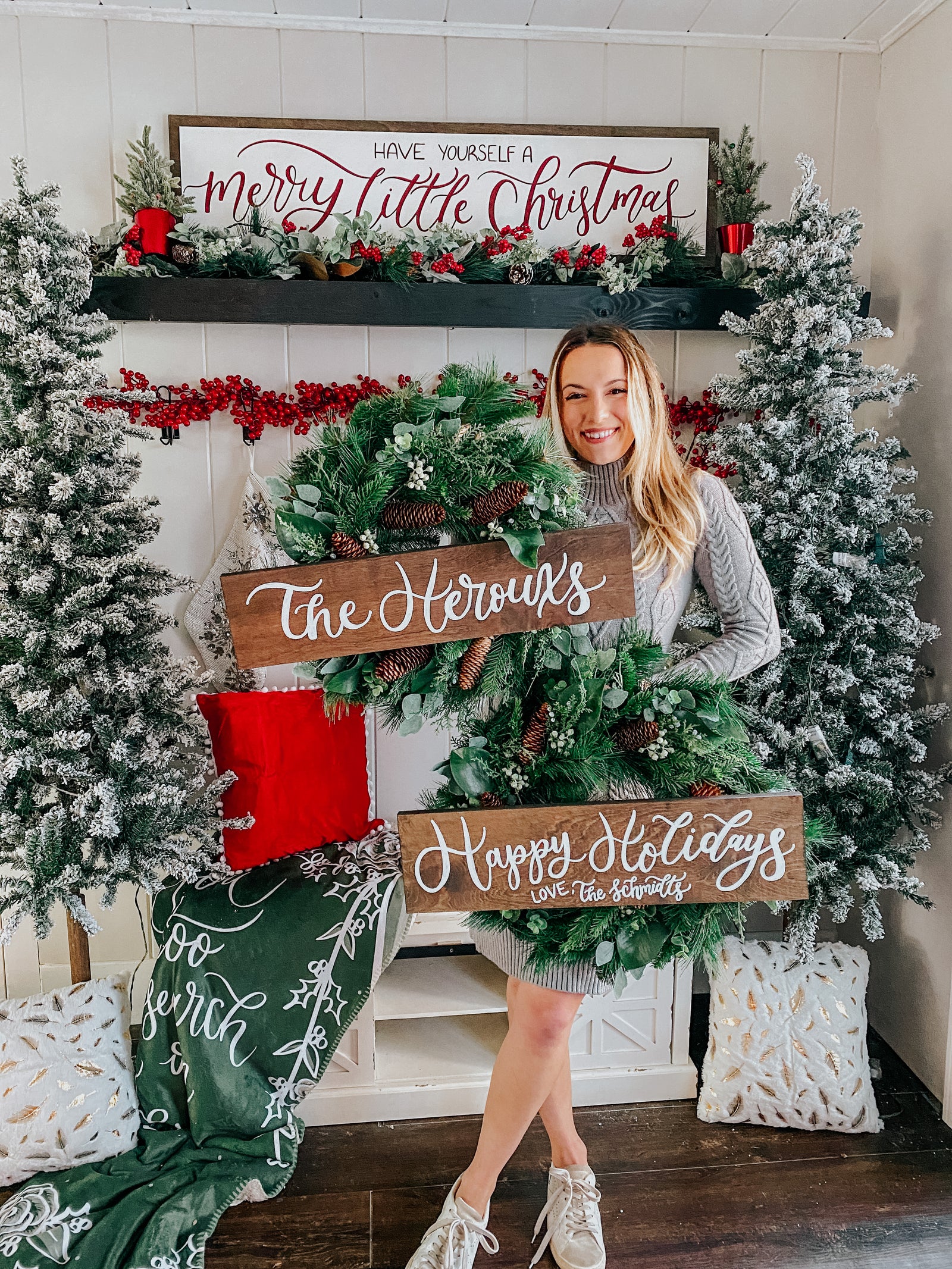 Merry Christmas acrylic ornaments – Kenzie's Corner Boutique