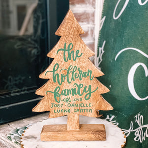 Personalized Wooden Tree