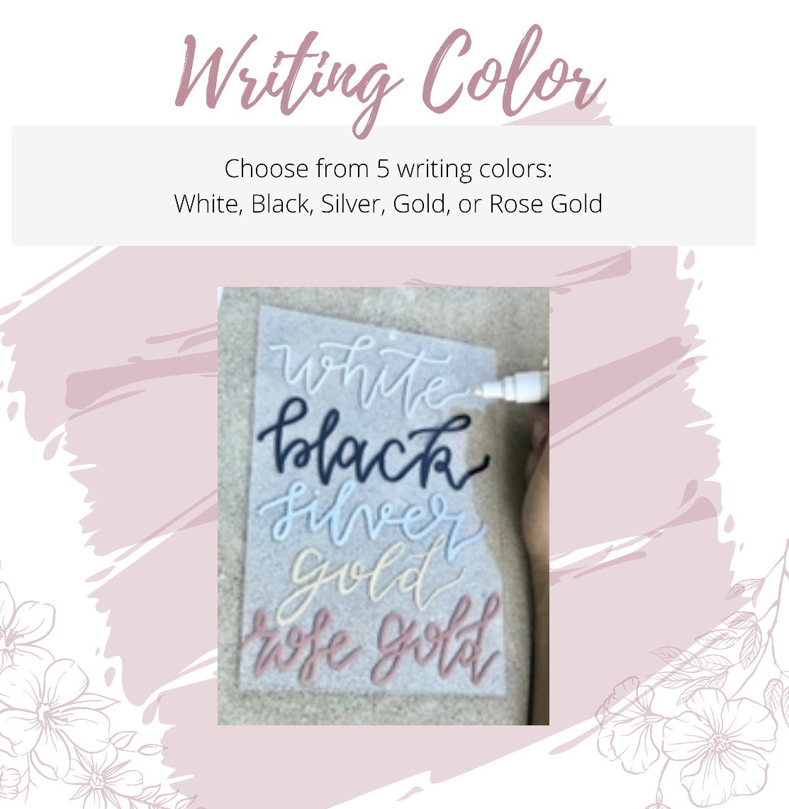 Black Acrylic Welcome Sign