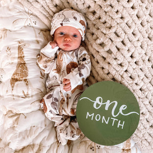 Baby Monthly Milestone Markers