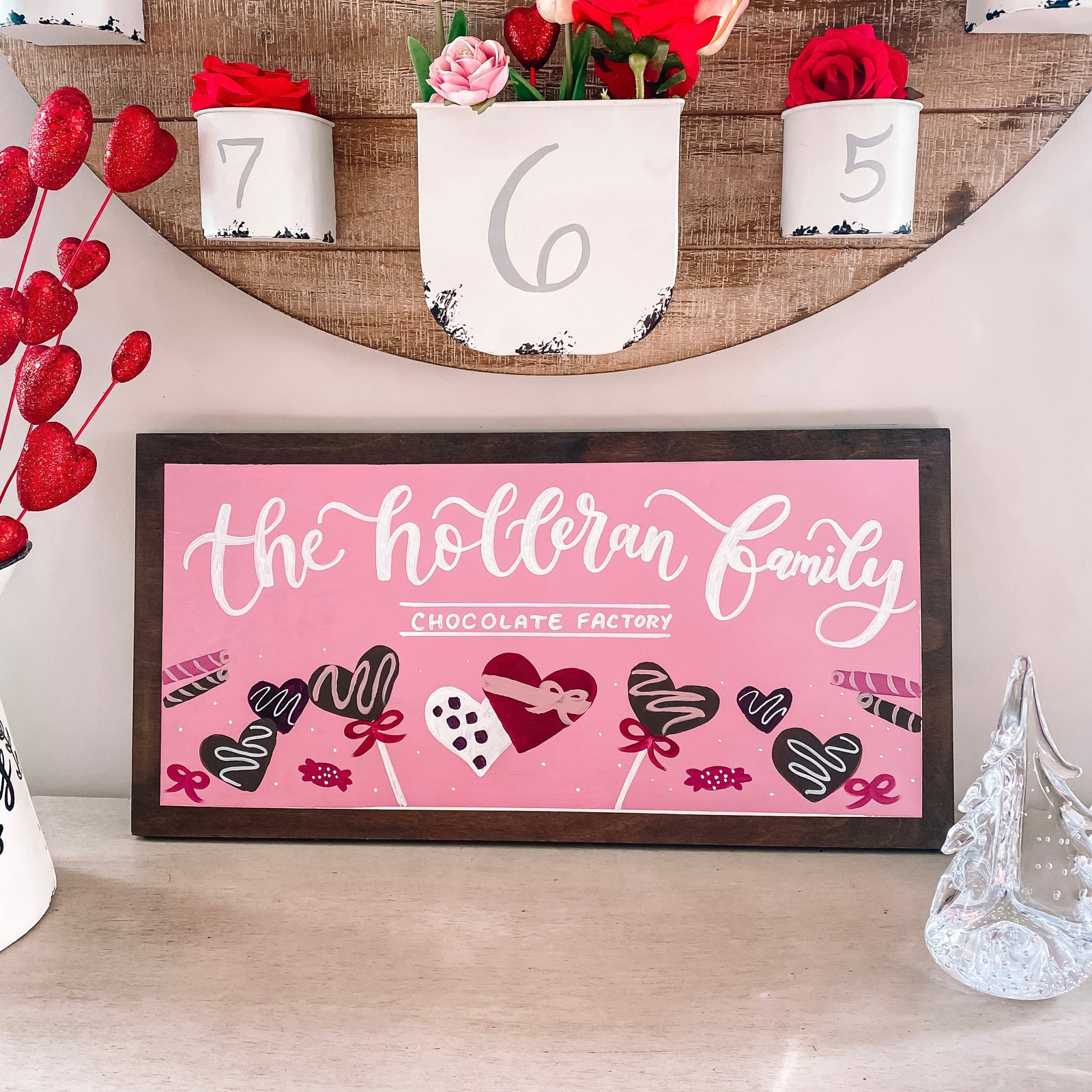 Chocolate Factory Family Name Sign