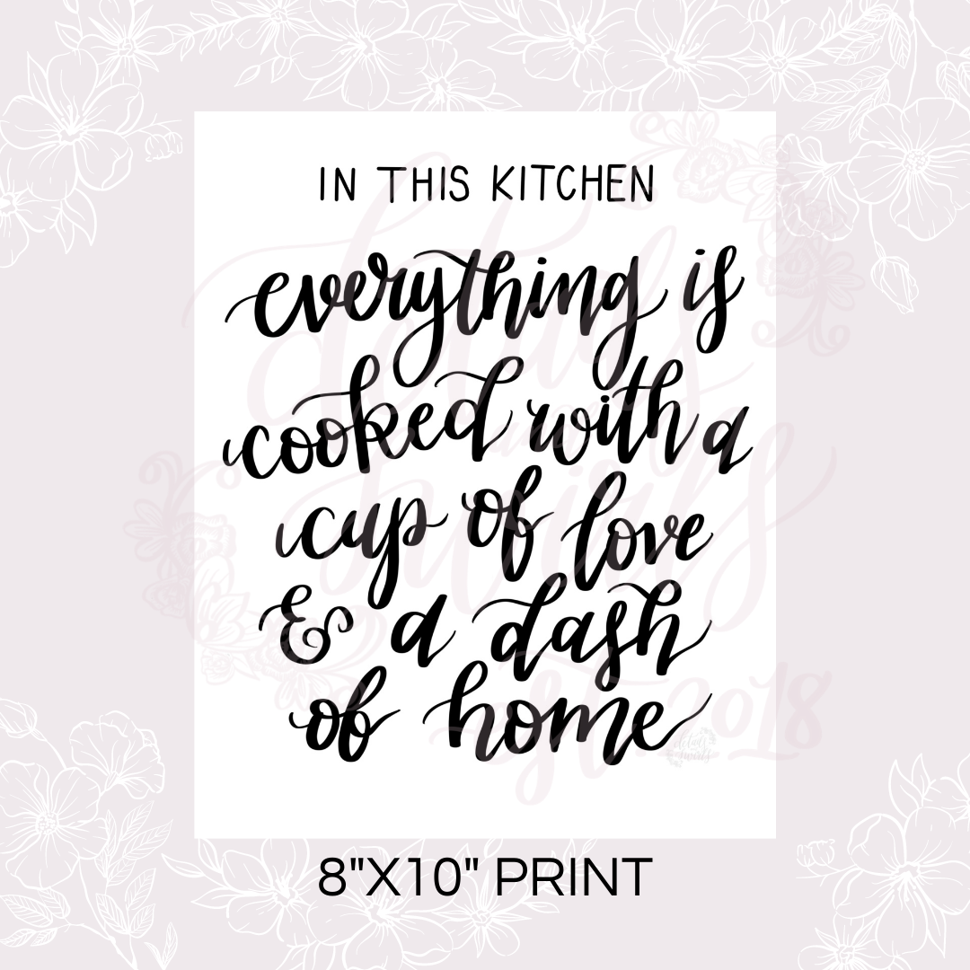 Printable Kitchen Signs Kitchen Wall Art / Kitchen Signs / Kitchen