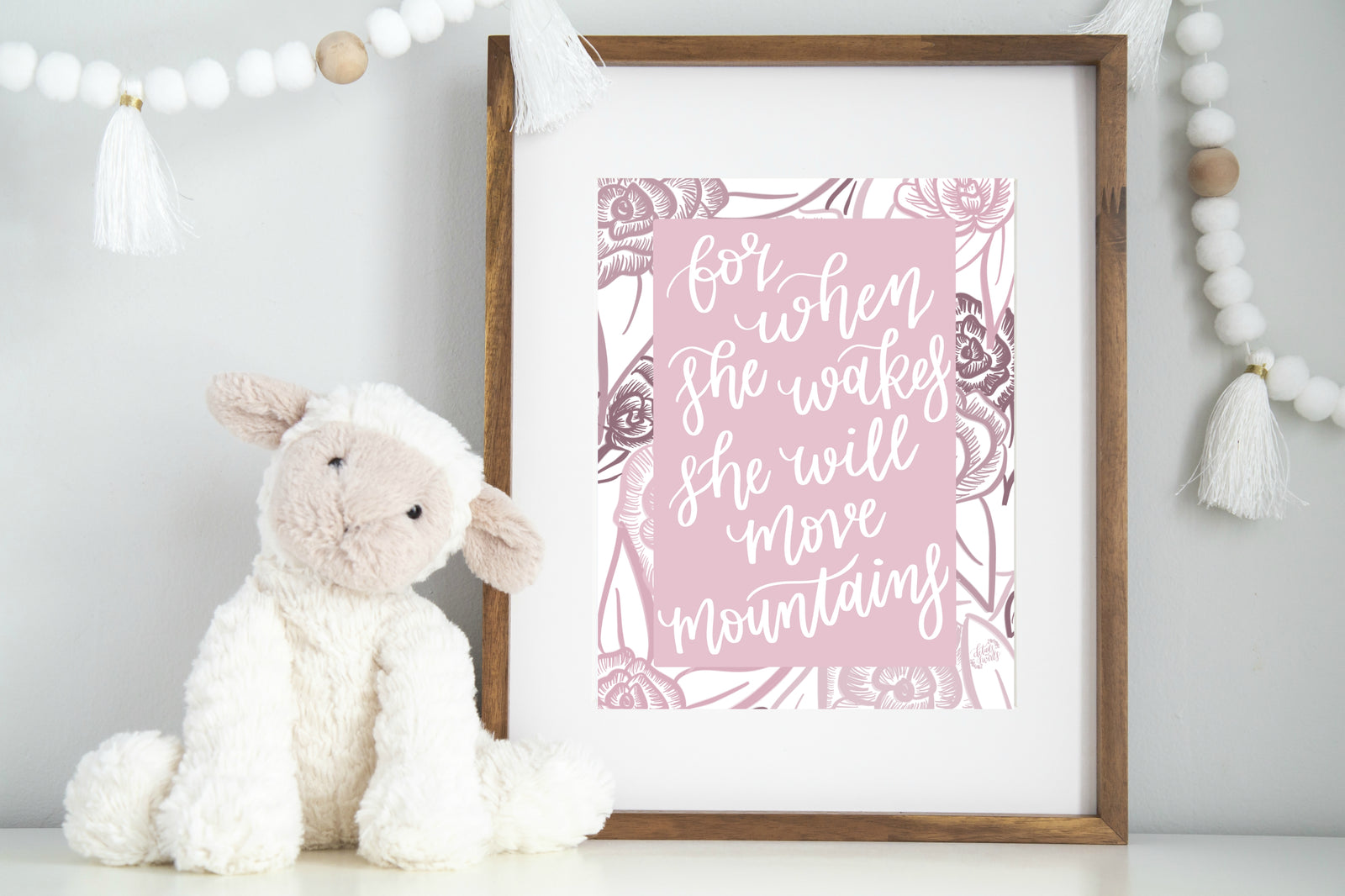 She'll Move Mountains Print