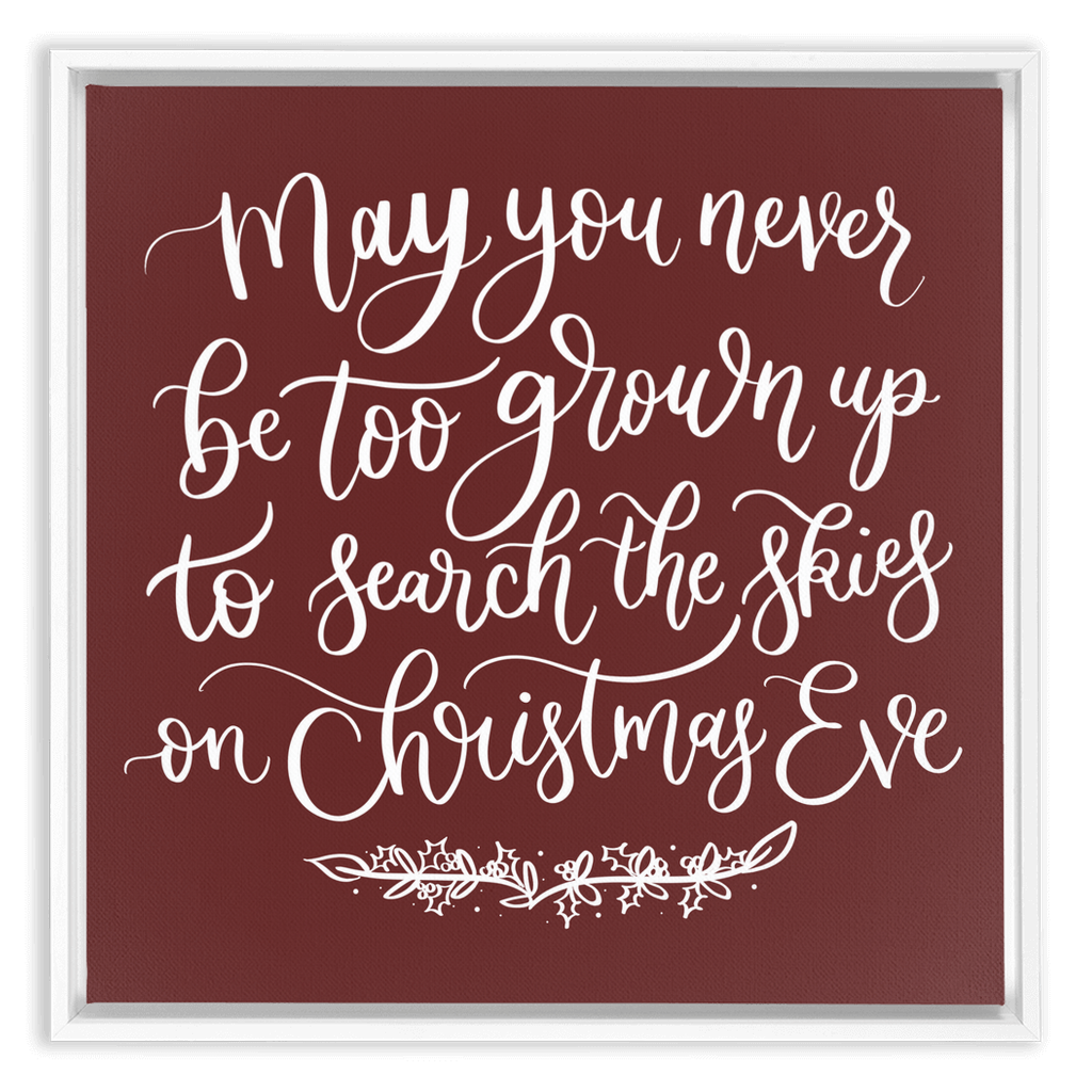 Search The Skies Canvas Sign