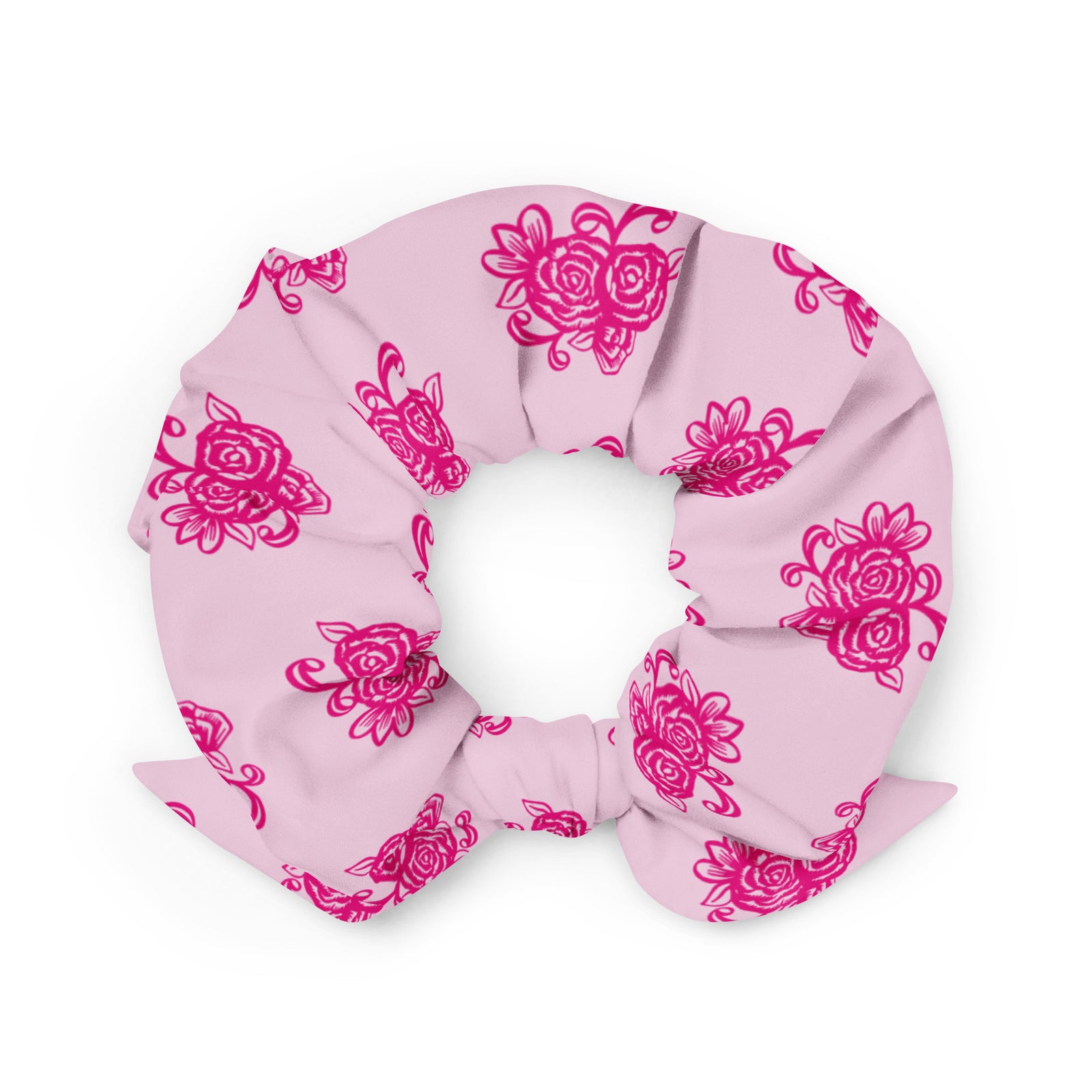 Signature Floral Bow Scrunchie