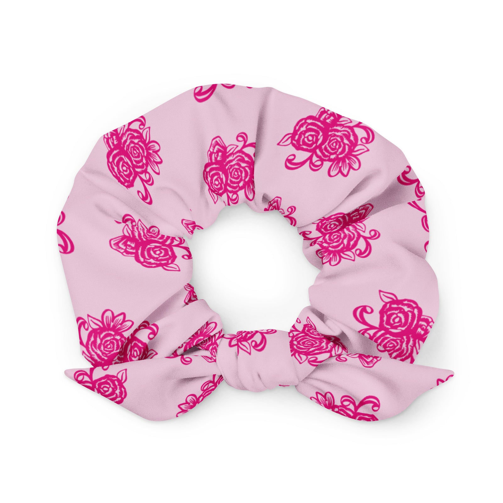 Signature Floral Bow Scrunchie