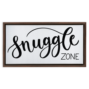 Snuggle Zone Framed Canvas