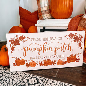 Pumpkin Patch Canvas