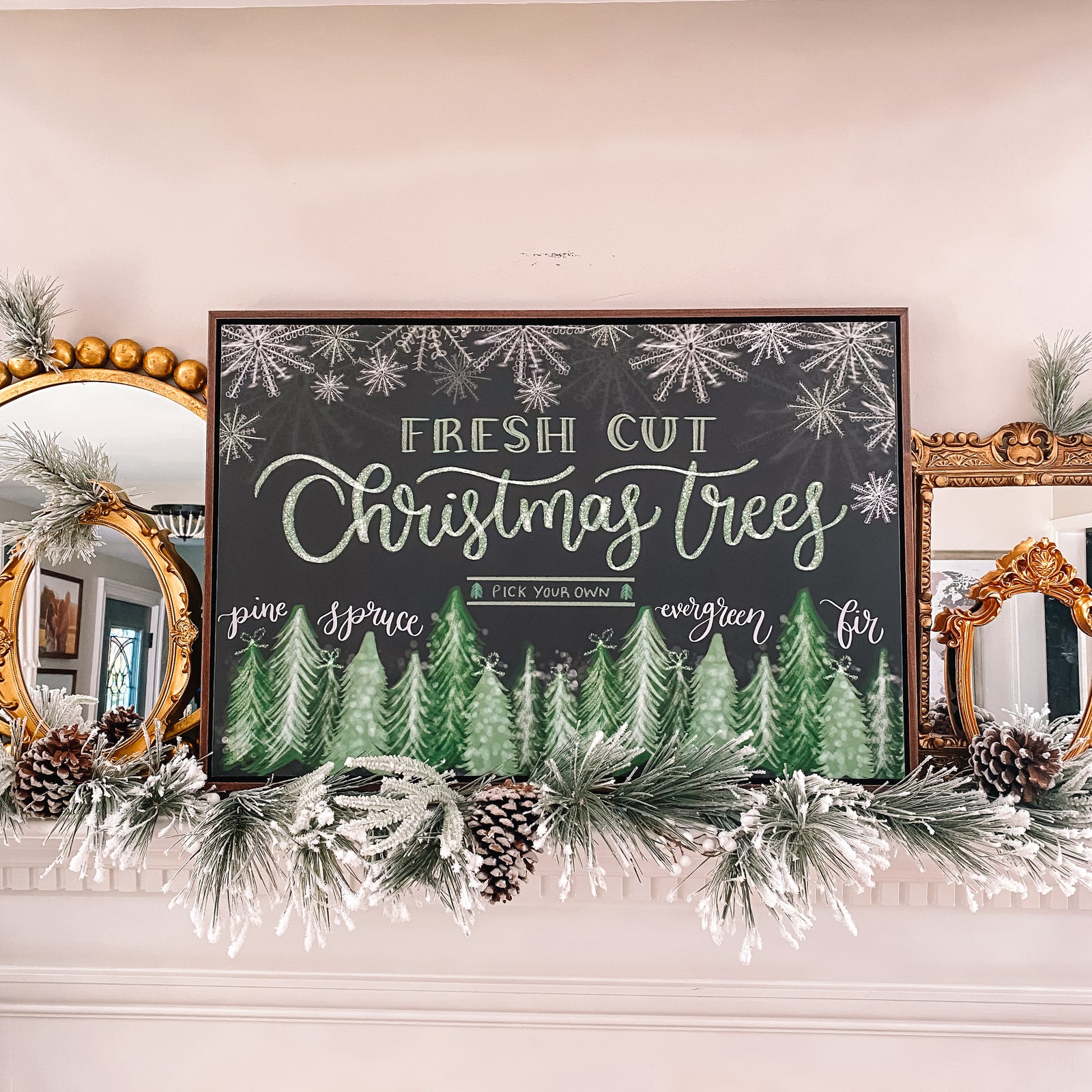 Christmas Tree Farm Canvas Sign