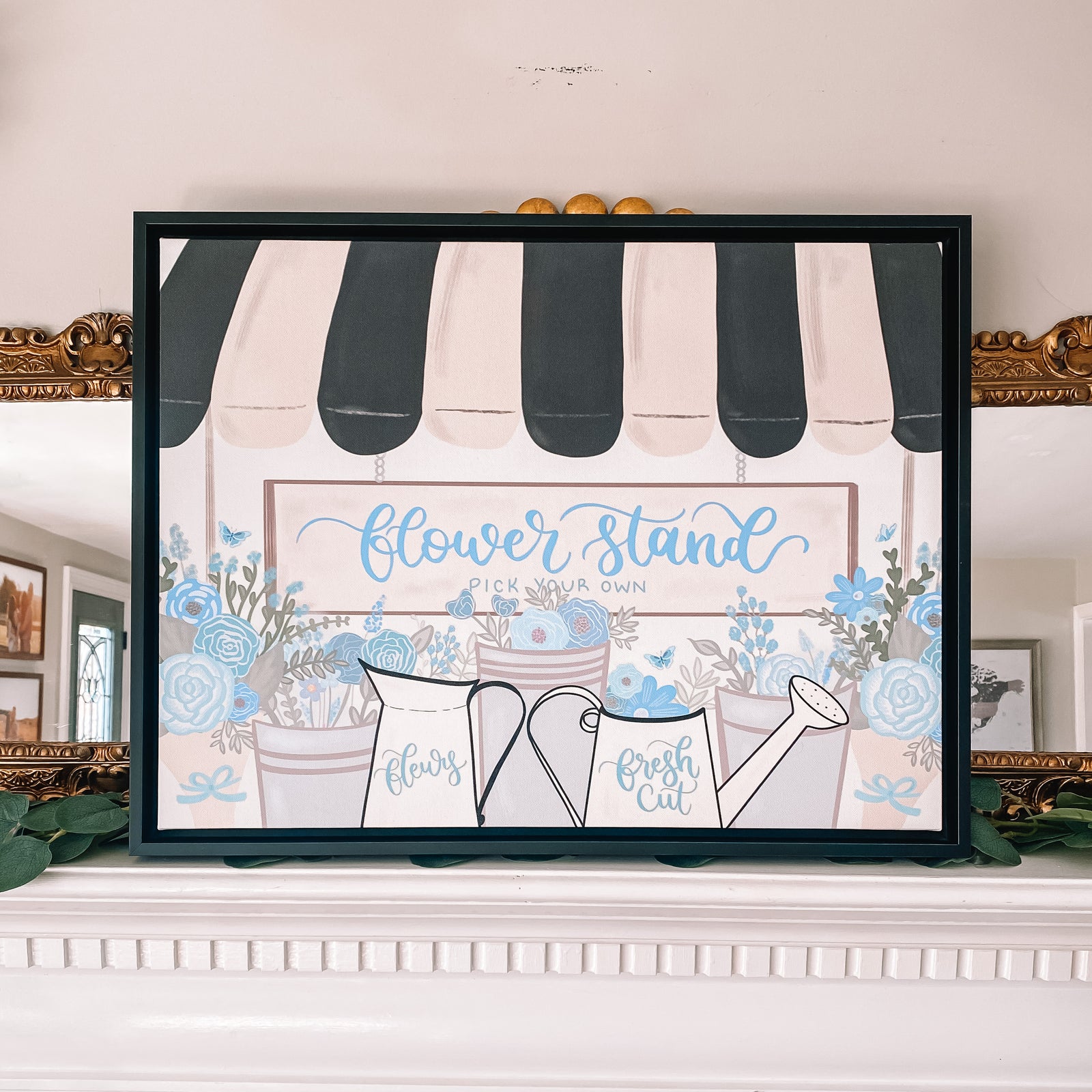 Flower Stand Framed Sign