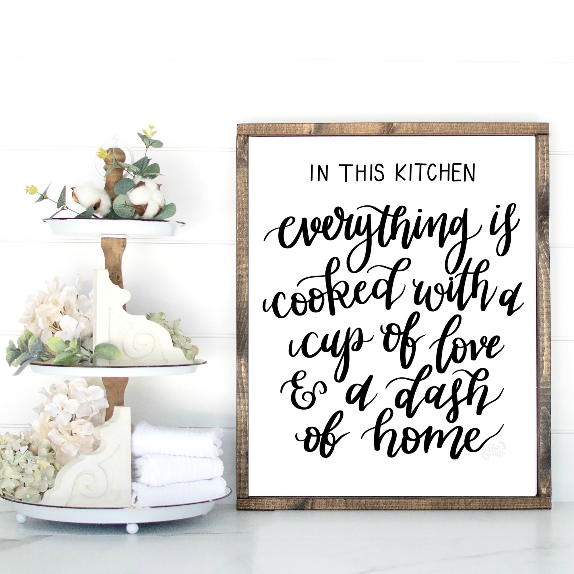 Printable In This Kitchen Sign
