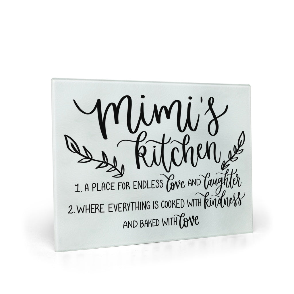 Mimi's Kitchen Glass Cutting Board