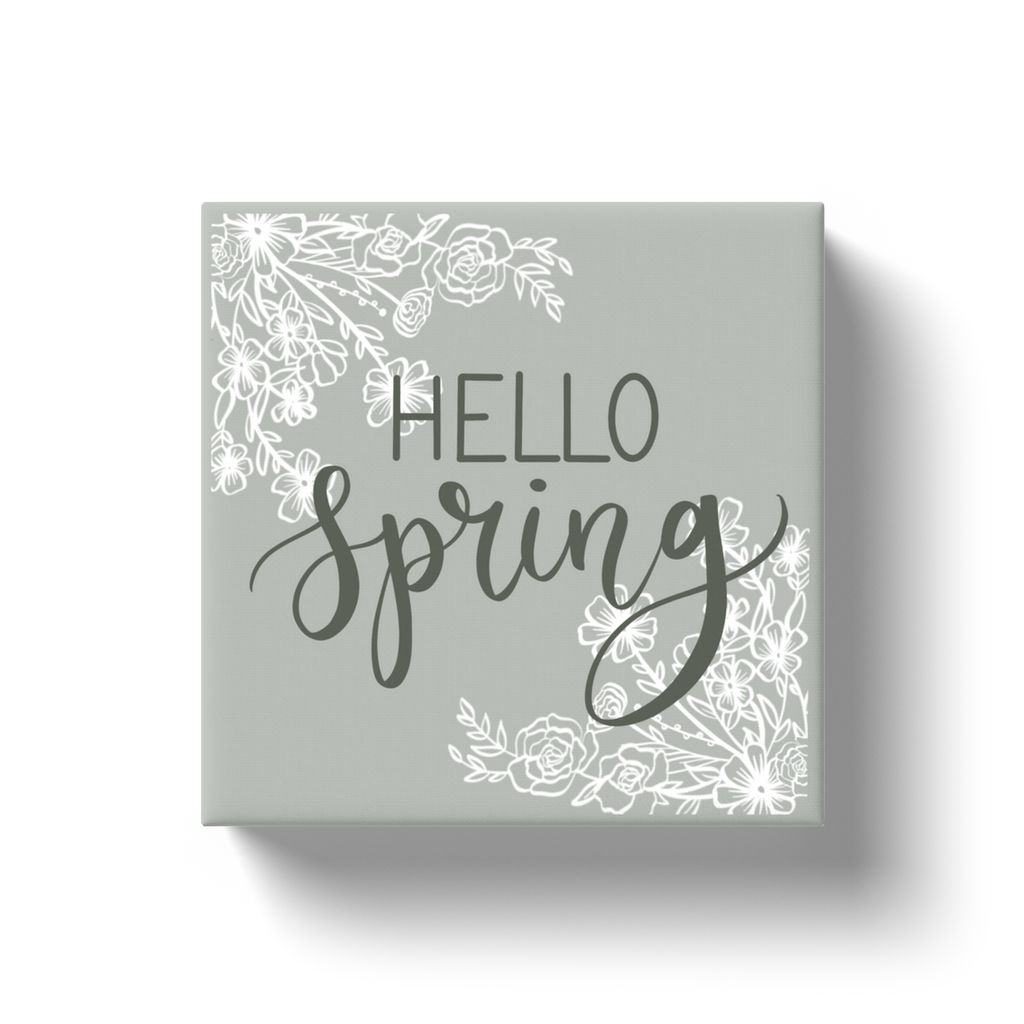 Hello Spring Canvas