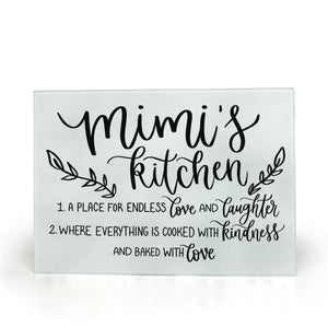 Mimi's Kitchen Glass Cutting Board