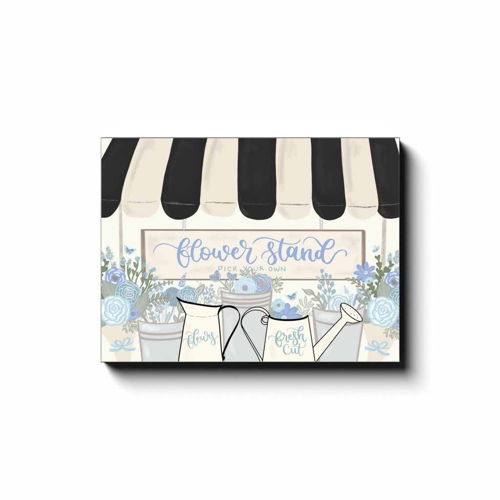 Unframed Flower Stand Sign