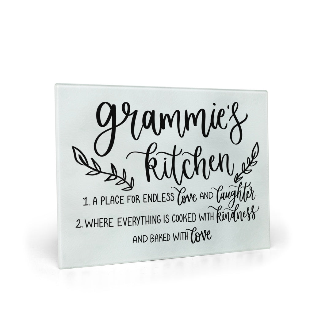 Grammie's Kitchen Glass Cutting Board